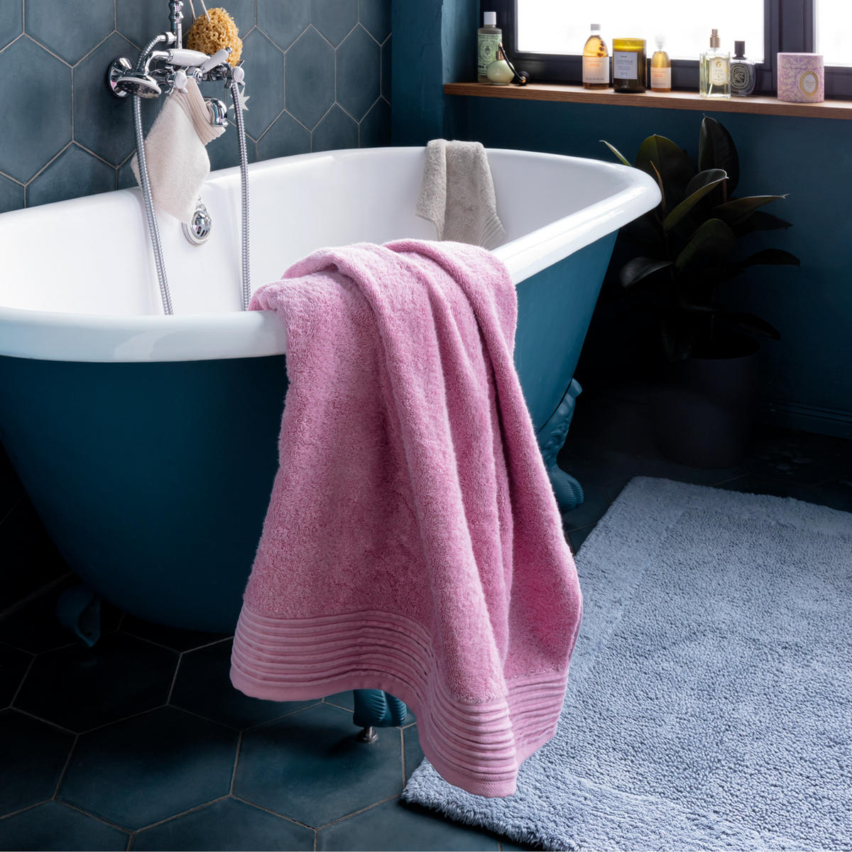 WASCHLAPPEN LOFT ROSE - 290 - Rosa, Textil (20/15cm) - MÖVE