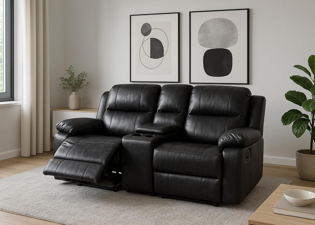 2ER KINOSESSEL Braun - Braun, Textil (180/98/86cm) - MCW