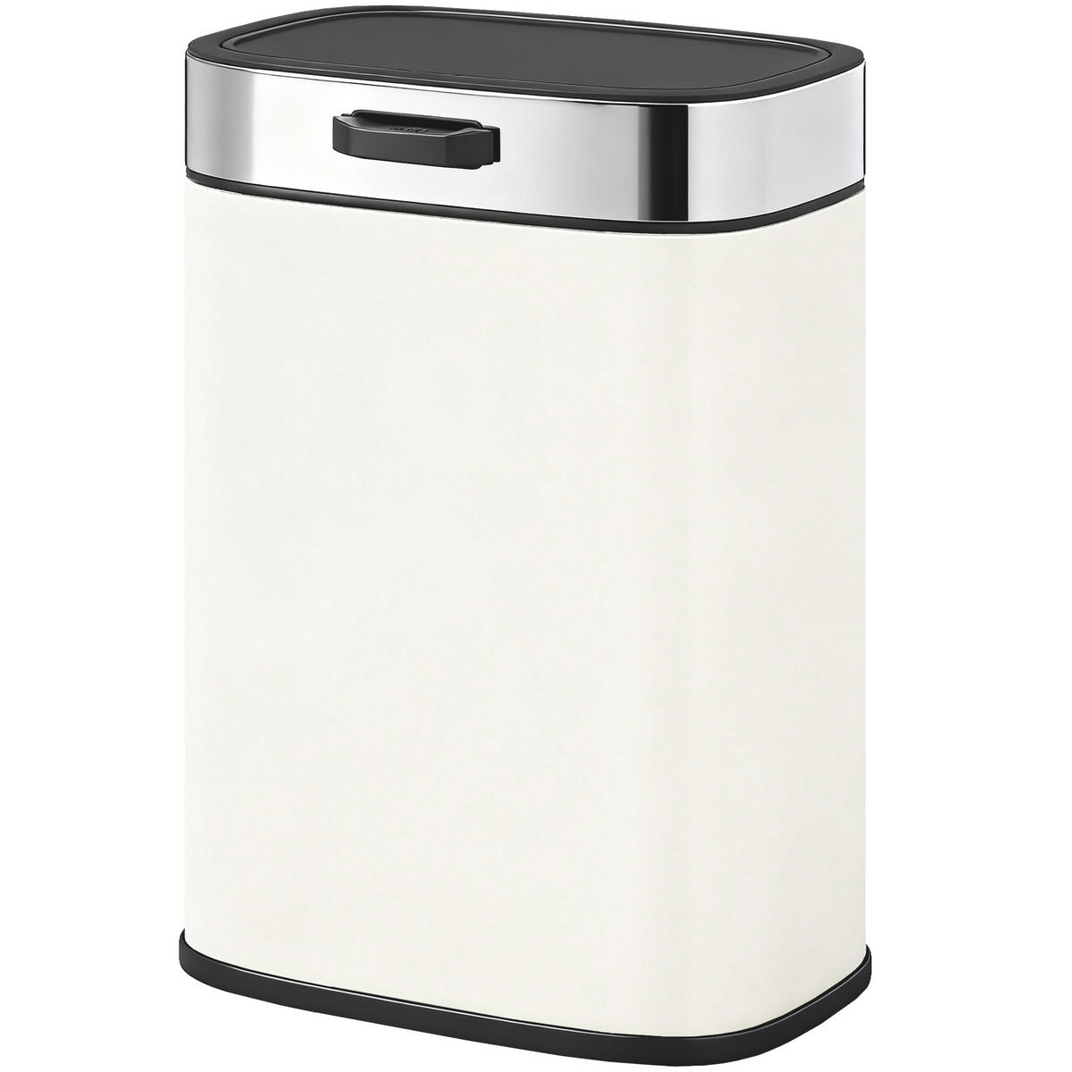 MÜLLEIMER DE-08923 5 L, freistehend oder hängend, mit Deckel Cremeweiß - Creme, Metall (19.5/30/21.5cm) - ComfortXL