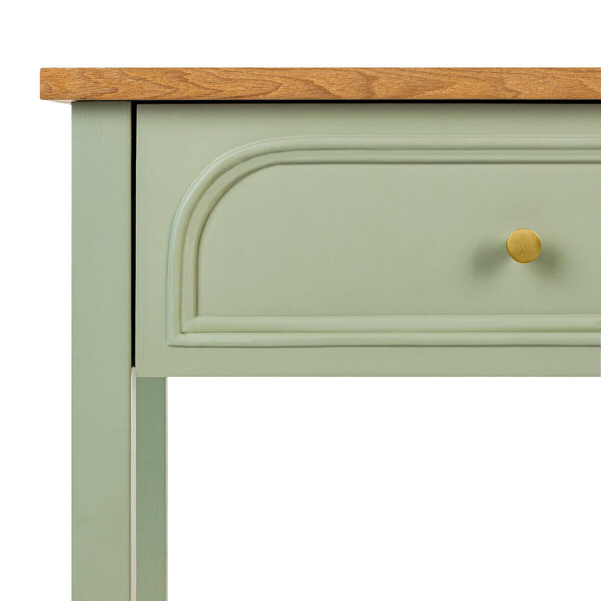 KONSOLE Mohea 100/35 cm - Grün, Holzwerkstoff (35/80/100cm) - Atmosphera Createur d´interieur