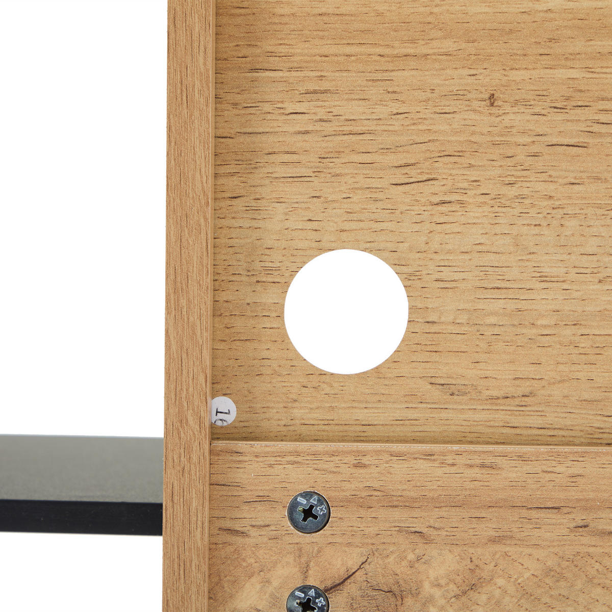 SIDEBOARD in Holzoptik 140/44/94 cm aus MDF mit LED-Beleuchtung, Bluetooth-Steuerung, und Stauraum - Naturfarben, Holzwerkstoff/Kunststoff (140/94/44cm) - CHICFURN