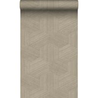 TAPETE 3D-Muster 50 x 900 cm - Beige, Papier (50/900cm) - Origin Wallcoverings
