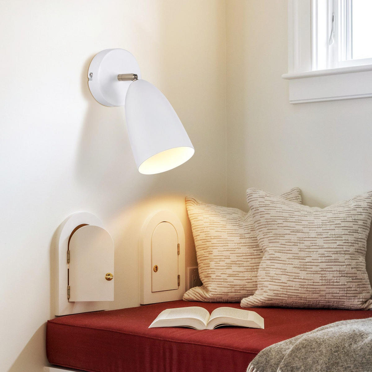 WANDLEUCHTE Zyxxh 10.0/22.0/10.0 cm - Weiß, Metall (10/22/10cm) - ZMH