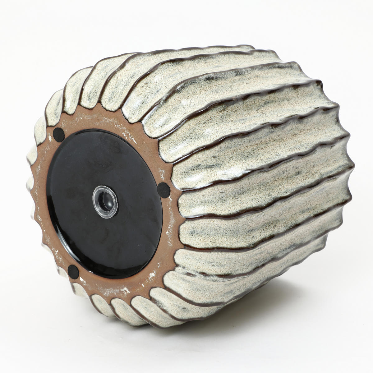 KERAMIK-BLUMENTOPF salbeigrün, Ø 23 × H 21 cm - Salbeigrün, Keramik (22cm)