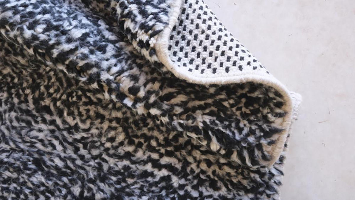 BERBERTEPPICH aus reiner Wolle 209x 300 cm - Grau, Naturmaterialien (209/300cm) - AFK Living