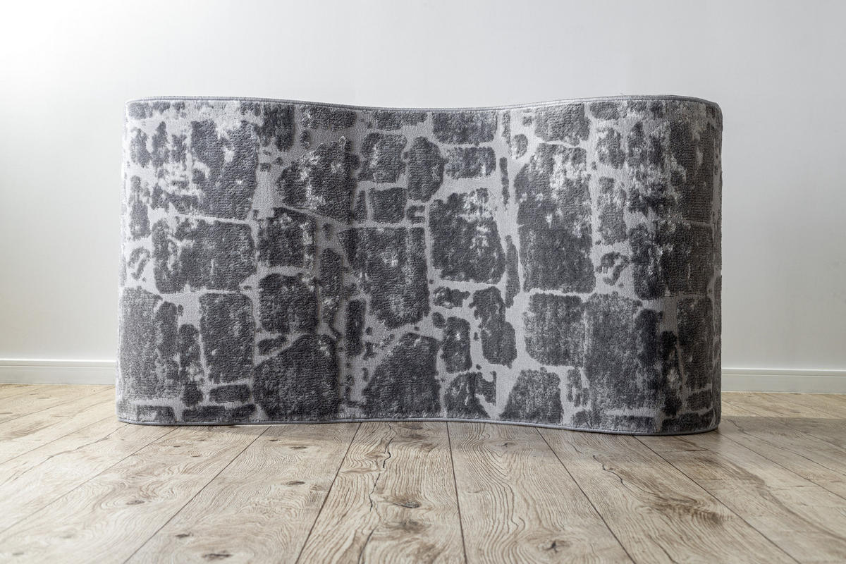 LÄUFER Strukturell MEFE 70/100 cm - Grau, Textil (70/100cm) - rugsX