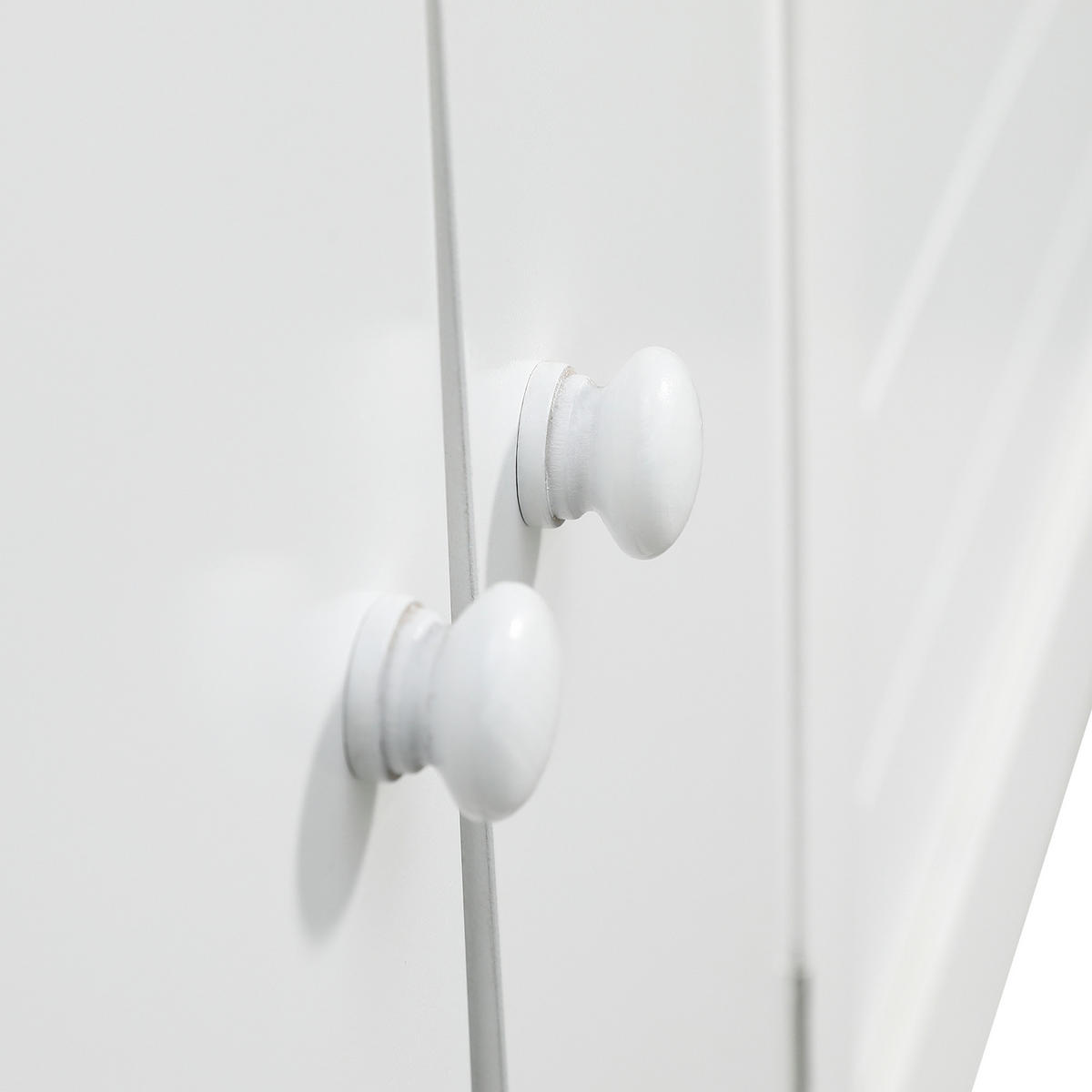 HAUSBETT 90/200 cm Weiß, Grau - Weiß, Holz/Holzwerkstoff - Raumix