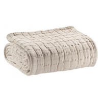 PLAID Swami leinen 130 x 200 cm - Braun, Textil (130/200cm) - Vivaraise