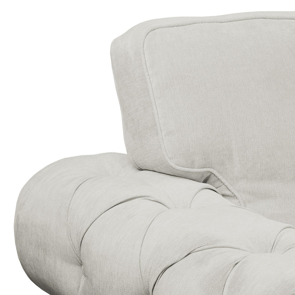 ECKSOFA mit Longchair - Microfaser - Beige, Textil (302/166cm) - home24