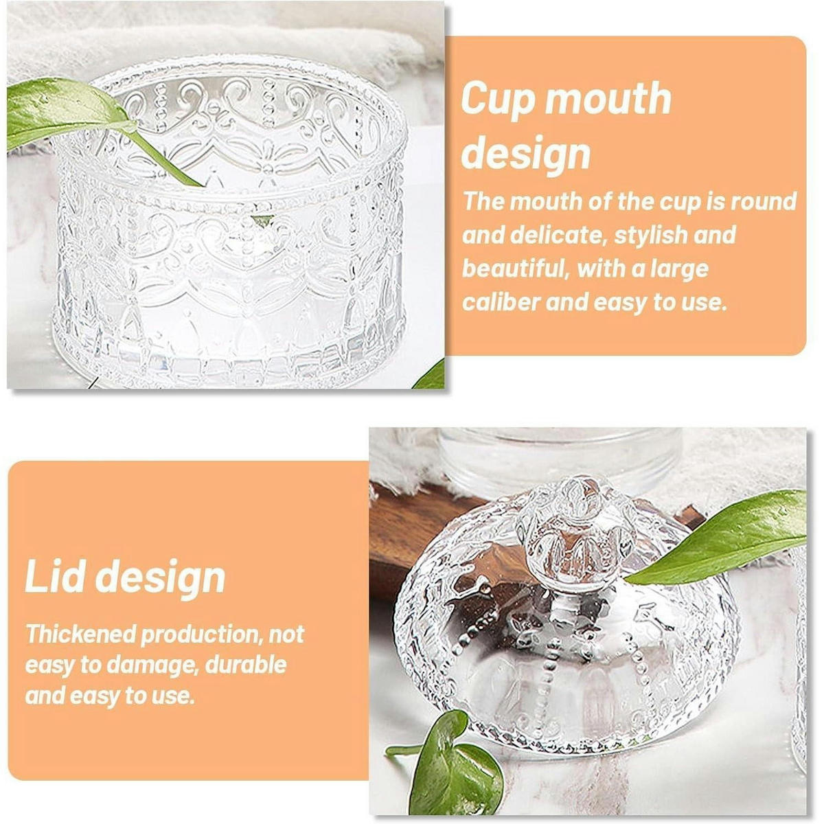 BONBONGLAS 2-teiliges Set Glas Transparent 300ml - Transparent, Glas (5/5/5cm)