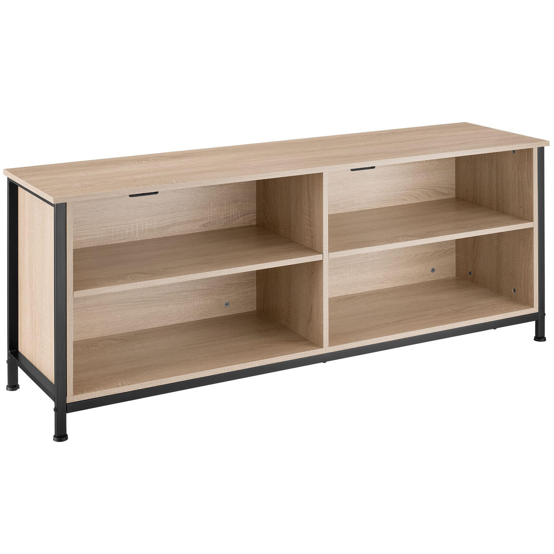 TV-ELEMENT Navan,147 x 41 x 60,5 cm,Industrial Holz hell, Eiche Sonoma - Naturfarben, Holzwerkstoff (41/60.5/147cm) - tectake