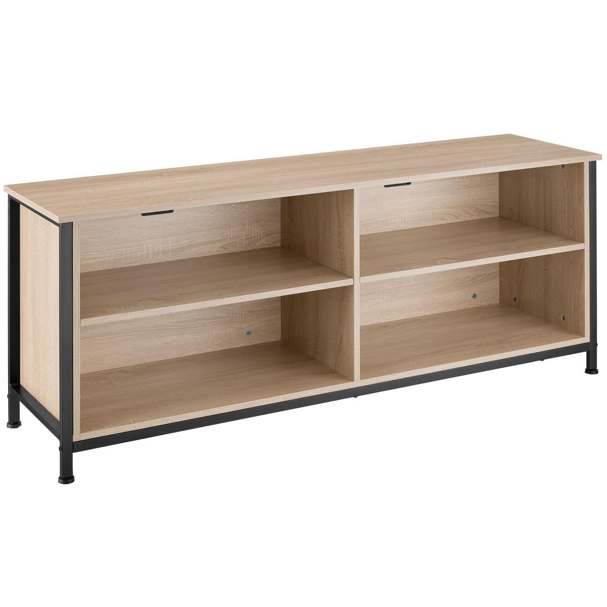 TV-ELEMENT Navan,147 x 41 x 60,5 cm,Industrial Holz hell, Eiche Sonoma - Naturfarben, Holzwerkstoff (41/60.5/147cm) - tectake