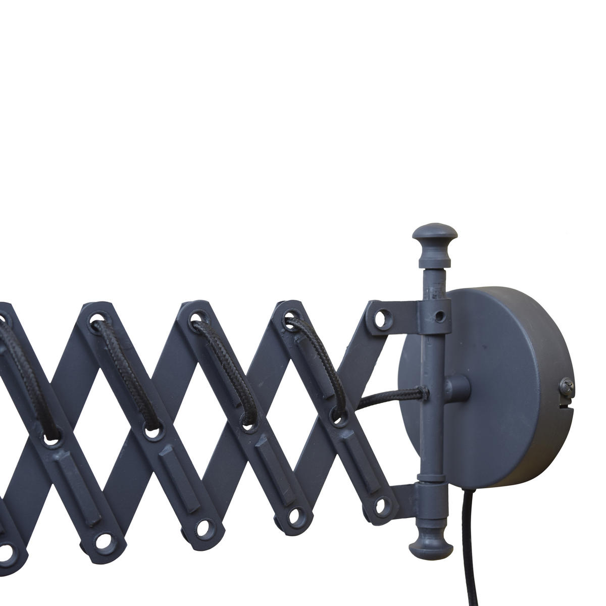 WANDLAMPE Harmonica Schwarz - Schwarz, Metall (12/20/32cm) - Urban Interiors