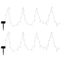 LED AUSSENLEUCHTE Solar Schwarz Klar - Klar, Kunststoff (1000/0.4/5cm) - Globo Lighting
