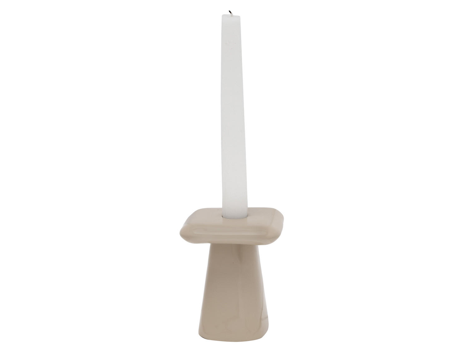 KERZENHALTER Roca Grau 9/9/11.5 cm - Grau, Metall (9/11.5/9cm) - Present Time