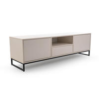 LOWBOARD AZIR 160/48,5/45 cm, Beige - Beige, Holzwerkstoff (160/48.5/45cm) - MASSENO