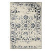 VINTAGE-TEPPICH Suki 140/200 cm - Blau/Creme, Kunststoff (140/200cm) - benuta