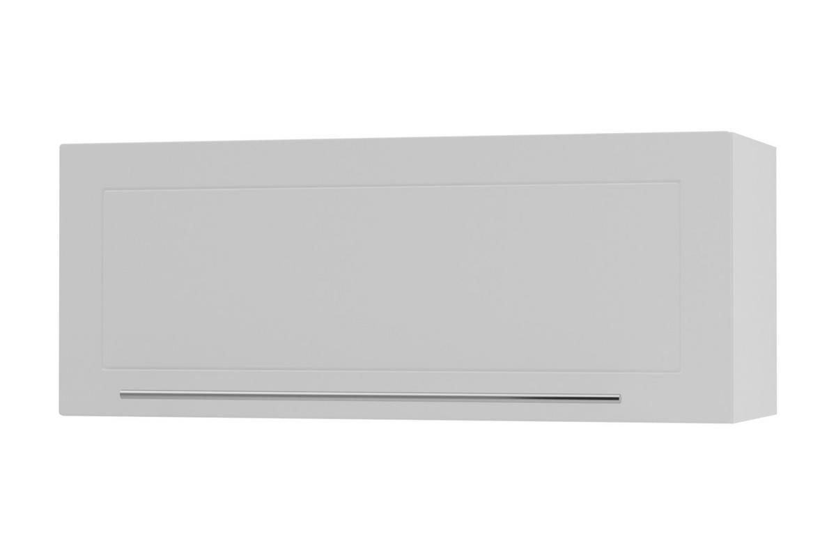 KLAPPHÄNGESCHRANK Kvantum W4B/90-AV Weiß Matt / Weiß Matt 90 / 32,5 / 36cm - Weiß, Holz/Holzwerkstoff (90/36/32.5cm) - Feldmann-Wohnen