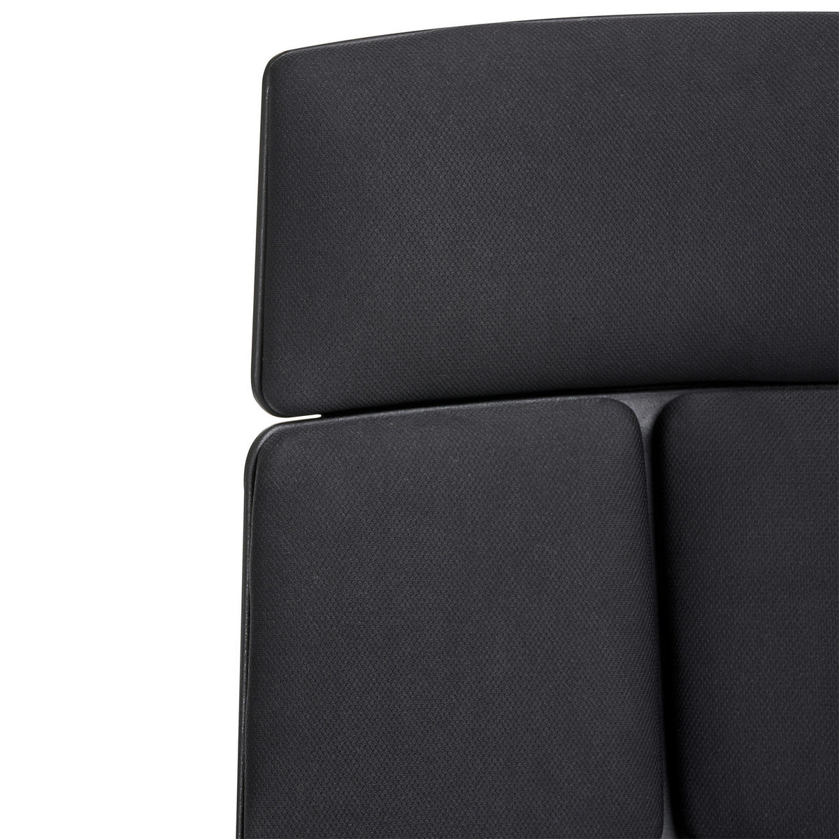 BÜROSTUHL Schwarz Delight - Schwarz, Textil (64/116/64cm) - Beliani