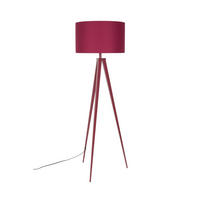 STEHLAMPE Tripod Rot - Rot, Metall (50/50/157cm) - Zuiver
