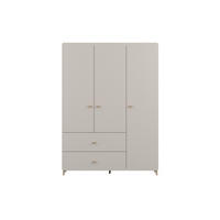 KINDERKLEIDERSCHRANK MARCO 01 120/204/51 cm in Kaschmir - Kaschmir, Holzwerkstoff (120/208/51cm) - Deine Möbel 24