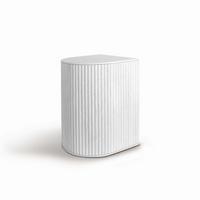 HOCKER Duna mit Stauraum - Weiß, Holz (35/45/32.8cm) - Woodendot