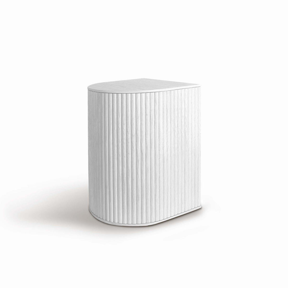 HOCKER Duna mit Stauraum - Weiß, Holz (35/45/32.8cm) - Woodendot