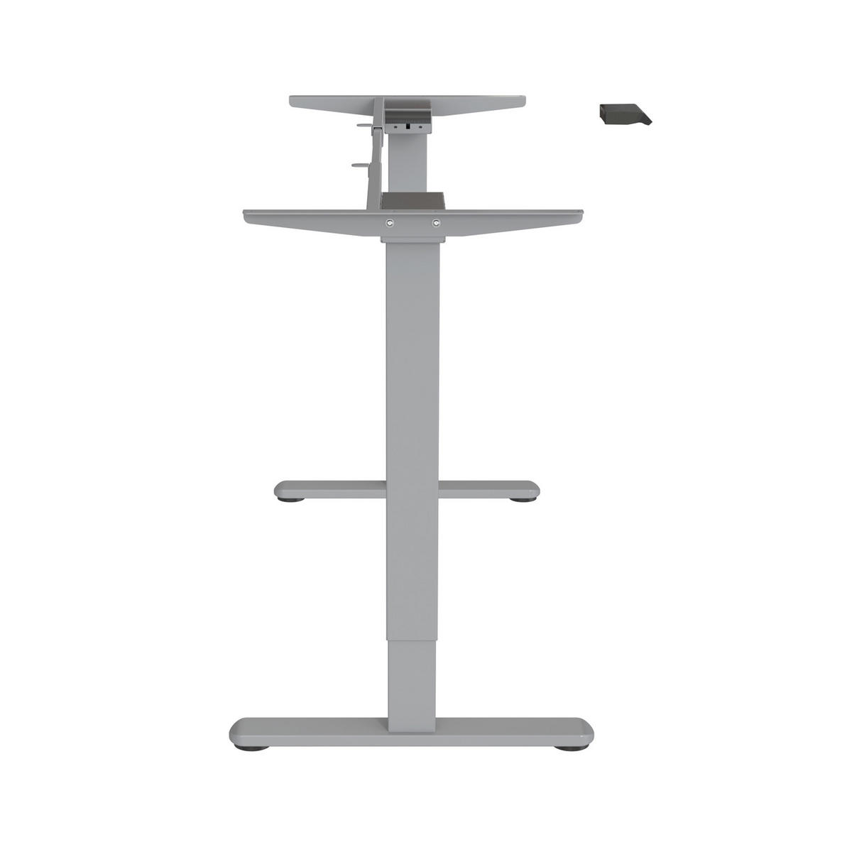 SCHREIBTISCHGESTELL Dobon Grau - Grau, Metall (58.5/140/120cm) - SVITA