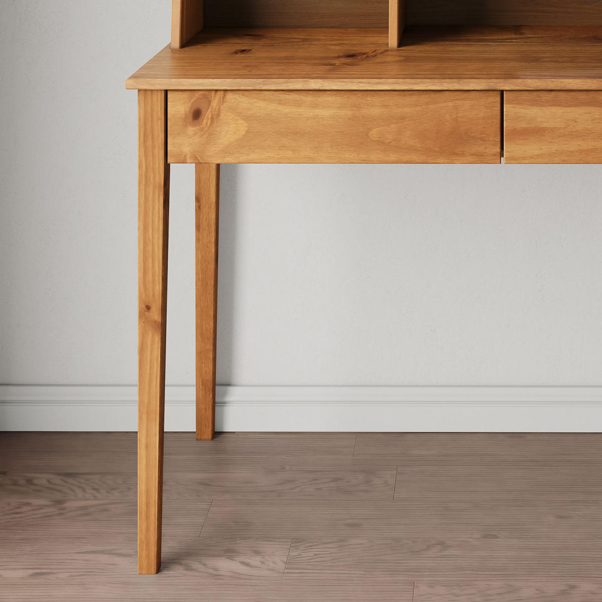 SCHREIBTISCH ALISA Eiche - Eichefarben, Holz (54/114/122cm) - IDIMEX