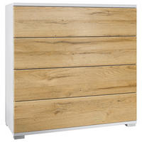 KOMMODE Pavos Eiche Natur - Eichefarben, Holzwerkstoff (76/76/35cm) - Vladon