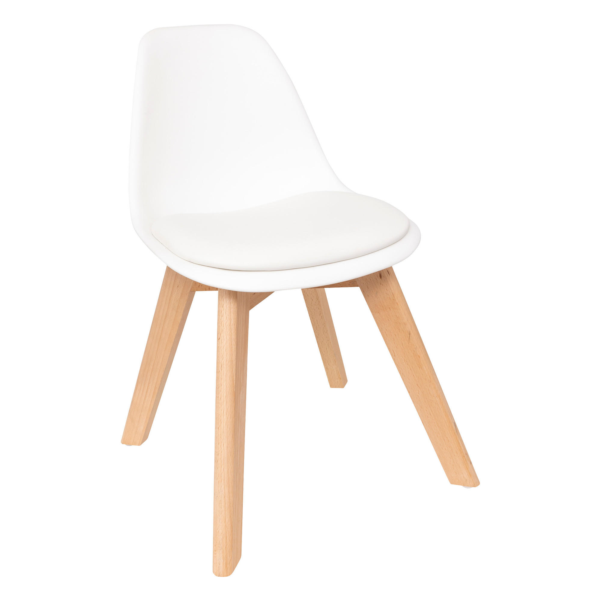 KINDERSTUHL Mini Baya 55/31/38,5 cm - Weiß, Kunststoff (31/38.5/55cm) - Atmosphera for kids