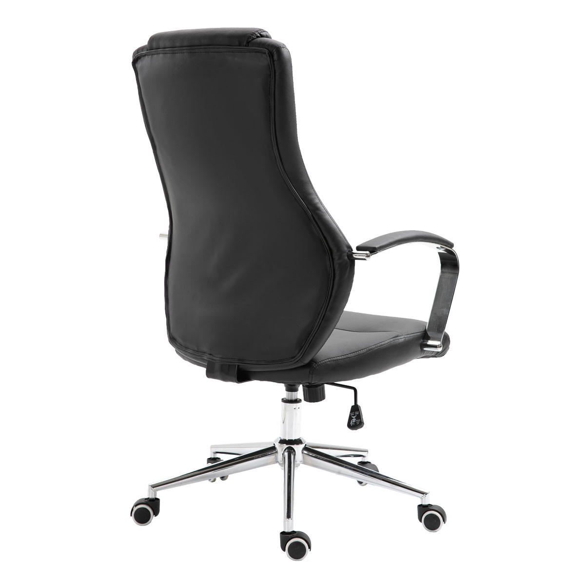 DREHSTUHL MELLOW Kunstleder Schwarz - Schwarz, Textil (64/113/56cm) - SVITA