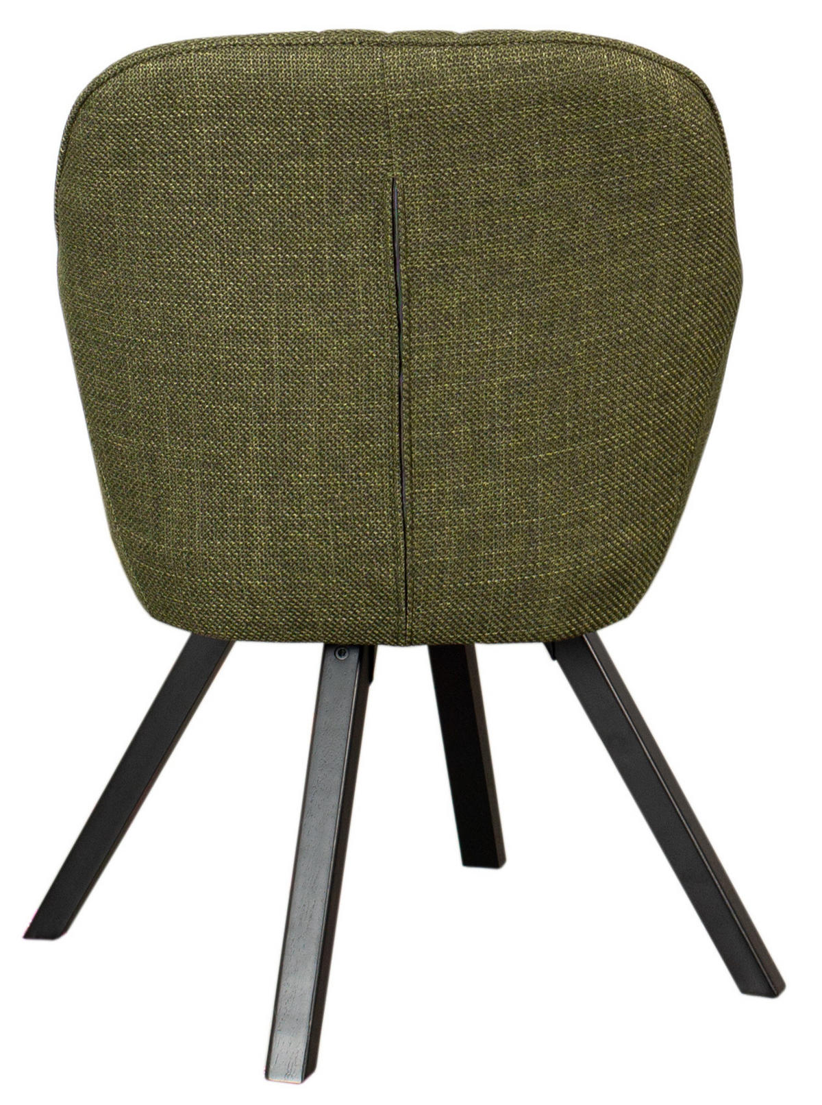 ESSZIMMER-SET Matera & Catania - Schwarz/Olivgrün, Holz/Textil (90/76/160cm) - Mr. Deko