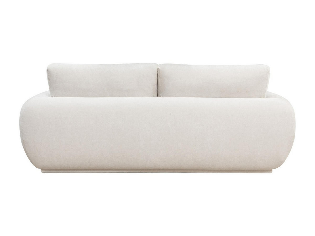 SOFA - 3 Personen - stoff - gebrochenes weiß Sidorio - Weiß, Textil (225/87/113.5cm) - Vente-Unique
