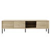 TV-SCHRANK Modivi Holzoptik Eiche 175 cm - Eichefarben/Schwarz, Holzwerkstoff/Metall (175/47.5/31.2cm) - Selsey