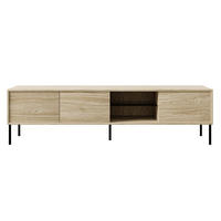 TV-SCHRANK Modivi Holzoptik Eiche 175 cm - Eichefarben/Schwarz, Holzwerkstoff/Metall (175/47.5/31.2cm) - Selsey