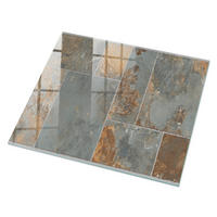 GLASPLATTE 80x60 cm – Rustikale Fliesen - Beige, Glas (0.4/80/60cm) - ArtPrintCave