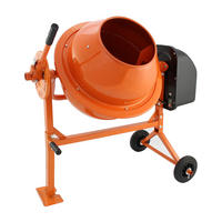 BETONMISCHER 70 LITER - Orange, Metall (33/60/71cm) - T-Mech