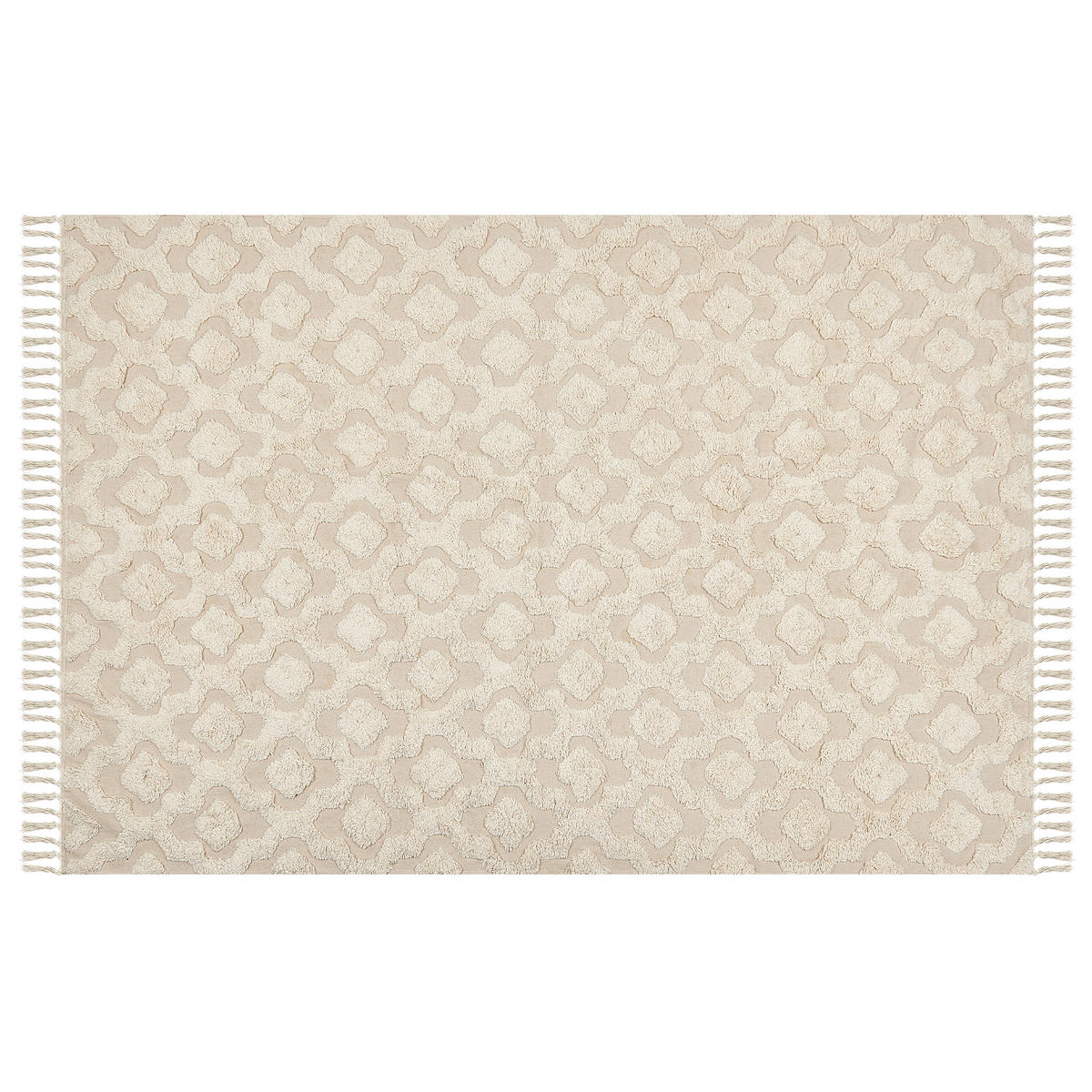 KURZFLOR-TEPPICH Aksaray 200/140 cm - Beige, Textil (140/200cm) - Beliani