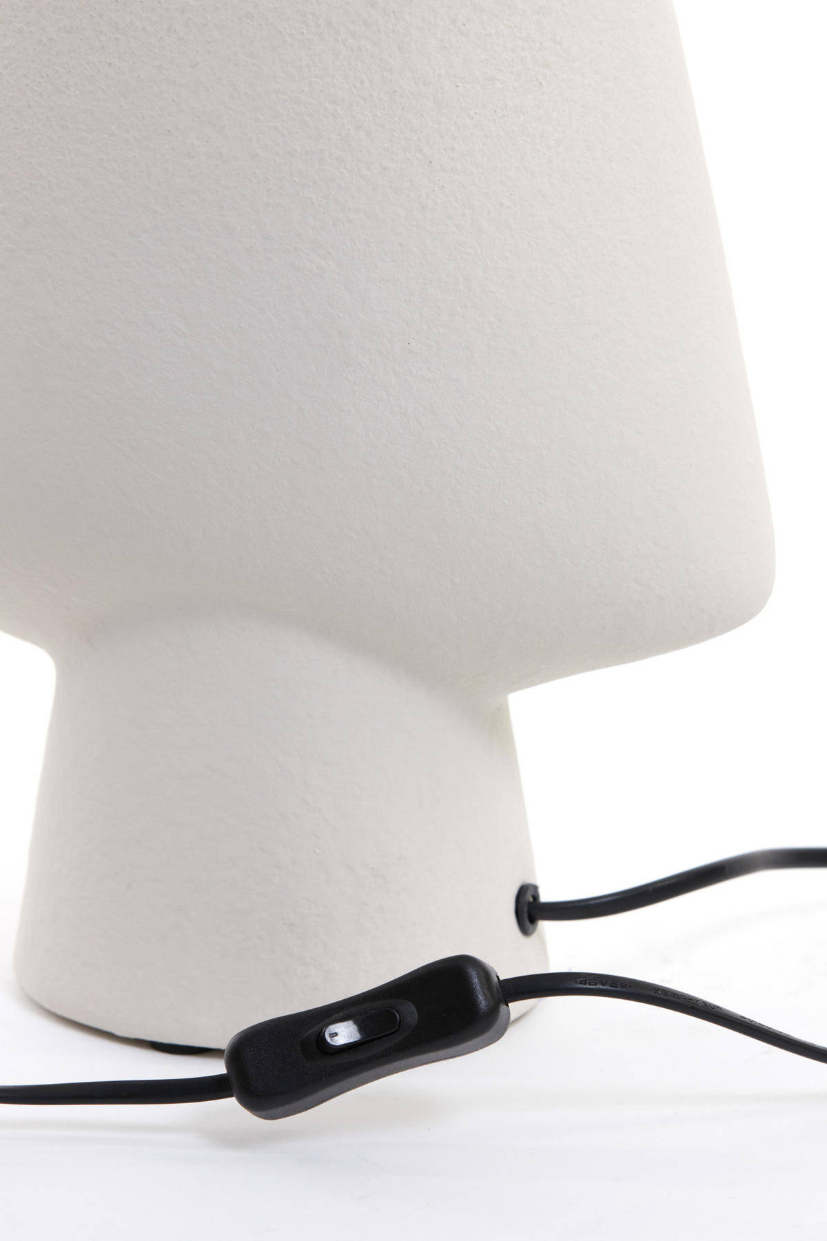 LAMPENFUSS Ciara Weiß Ø29,5/51,5 cm - Weiß, Keramik (29.5/16/51.5cm) - Light & Living