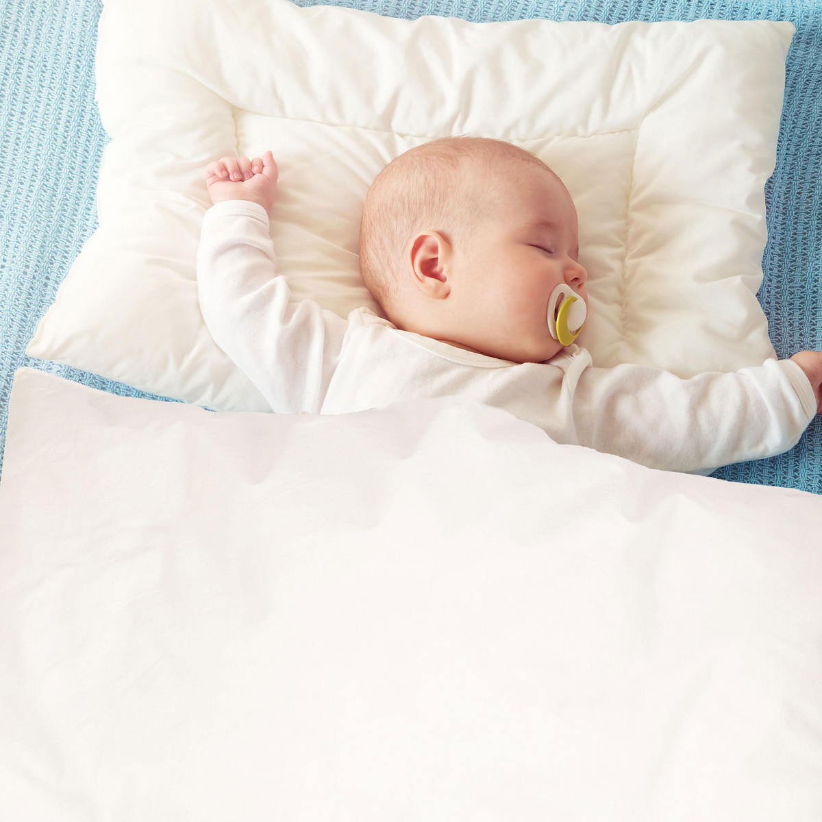 KINDERBETTDECKE, 80x80 cm, 70% Federn, 30% Daunen - Weiß, Textil (80/80cm) - Zollner