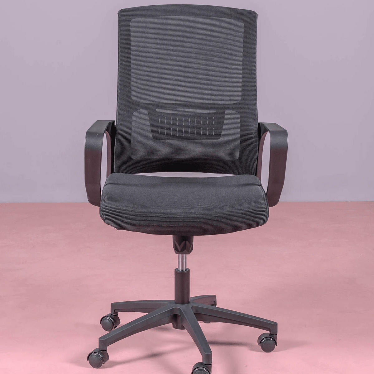 BÜROSTUHL Textil Schwarz - Schwarz, Textil (60/99/58cm) - Nest Dream