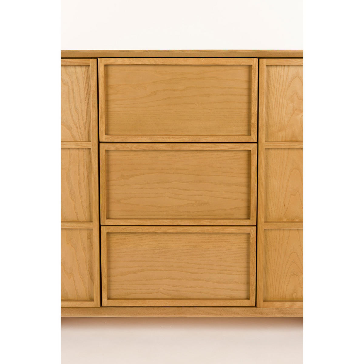 SIDEBOARD Raster Hoch Natur - Naturfarben, Holzwerkstoff (120/70/45cm) - Zuiver