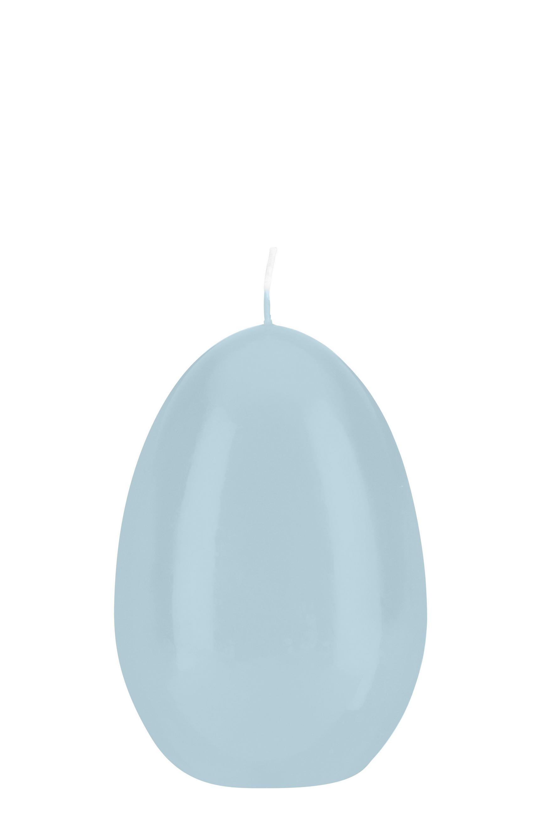 EIKERZEN Klarlack Blue Bell Hellblau 120 x Ø 80 mm, 6 Stück - Hellblau, Paraffin (8/12/12cm) - Kopschitz Kerzen