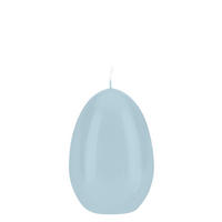 EIKERZEN Klarlack Blue Bell Hellblau 120 x Ø 80 mm, 6 Stück - Hellblau, Paraffin (8/12/12cm) - Kopschitz Kerzen