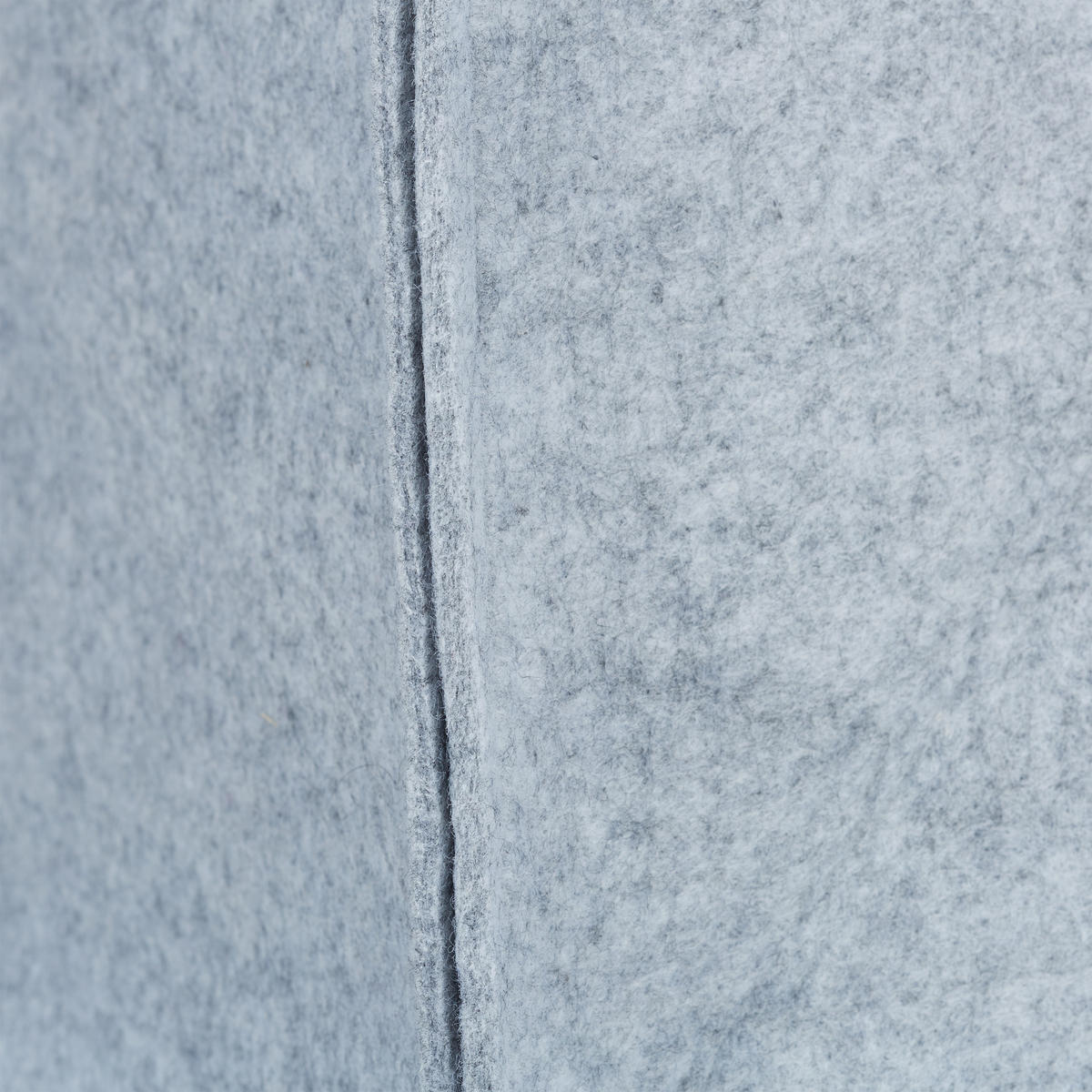 KAMINHOLZKORB - Grau, Textil (43/34.5/36.5cm) - Relaxdays