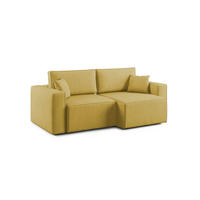 LINEARSOFA Morfeo - Gelb, Textil (215/86/99cm) - Divani.store