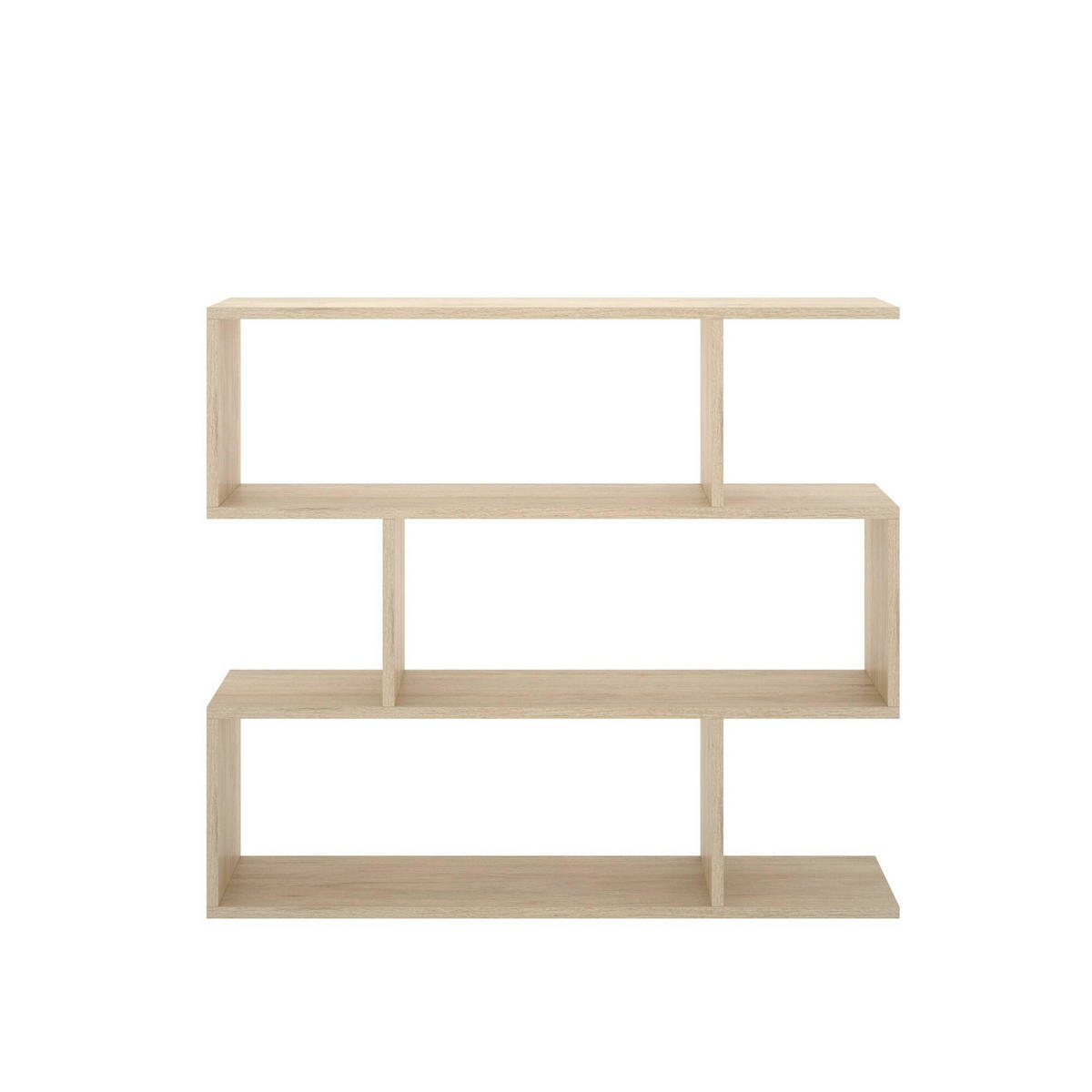BÜCHERREGAL Eiche 25/110/96 cm - Braun, Holzwerkstoff (110/96/25cm) - DMORA
