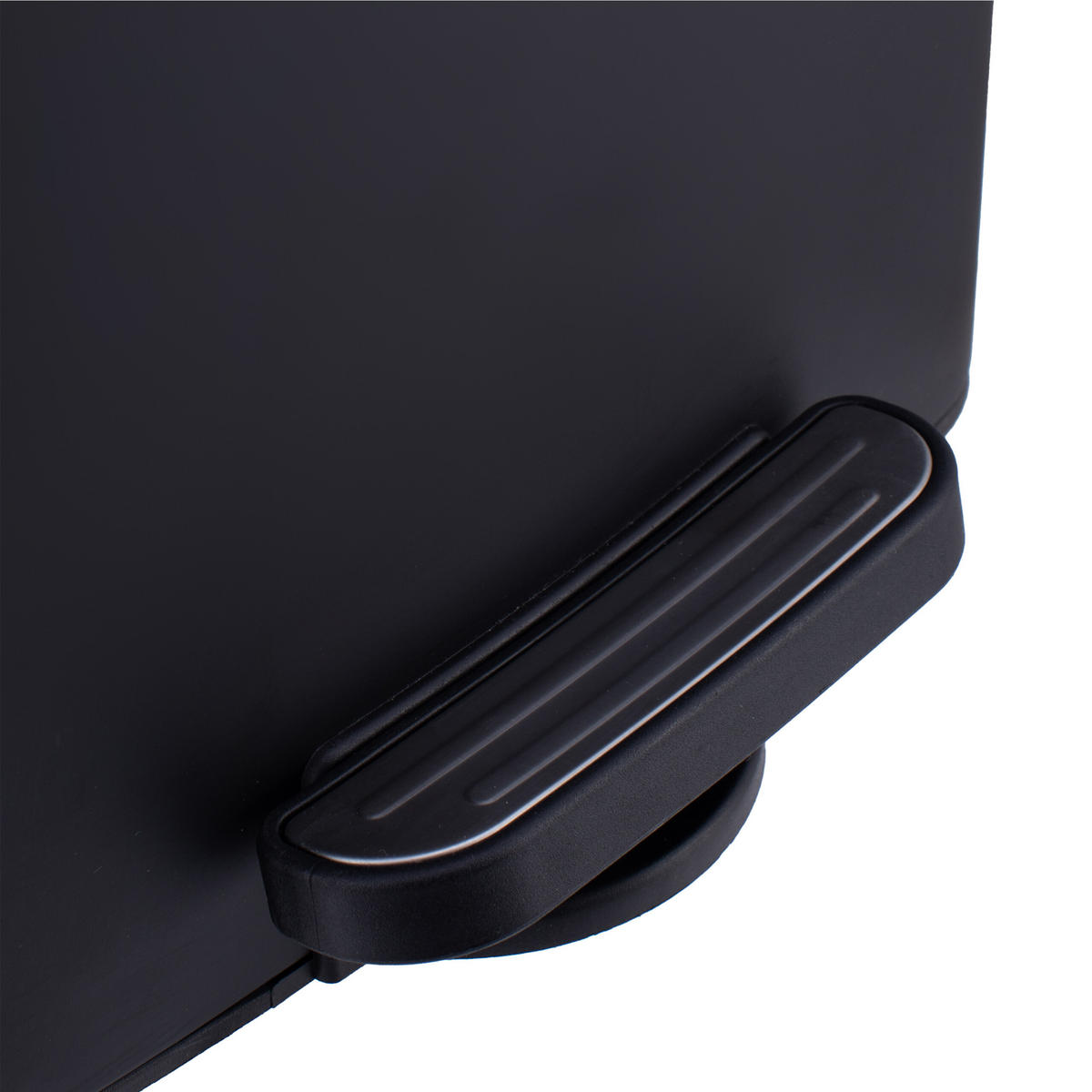 MÜLLEIMER - Schwarz, Kunststoff/Metall (29/40/34cm) - Relaxdays