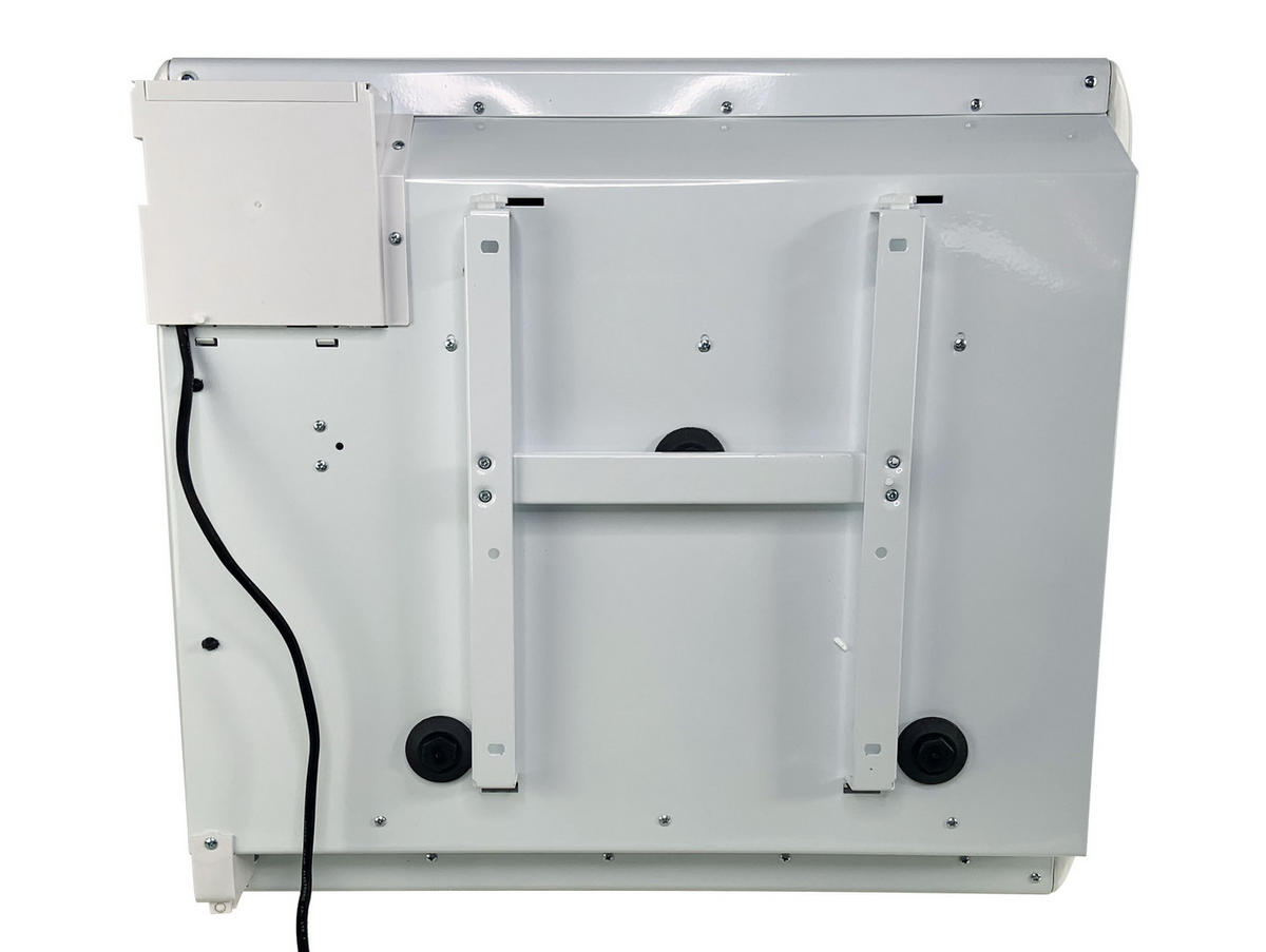 WANDHEIZUNG Weiß mit interner Gusseisenplatte und WiFi-Steuerung 1000 W - Weiß, Metall (60/55/10cm) - Purline
